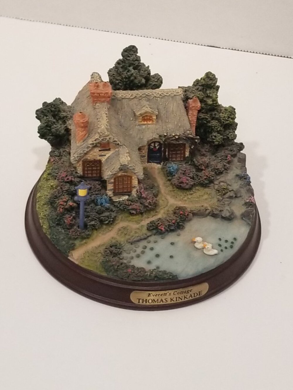 Thomas Kinkade "Everett's Cottage" Illuminated Vignette, EUC - Picture 6 of 14